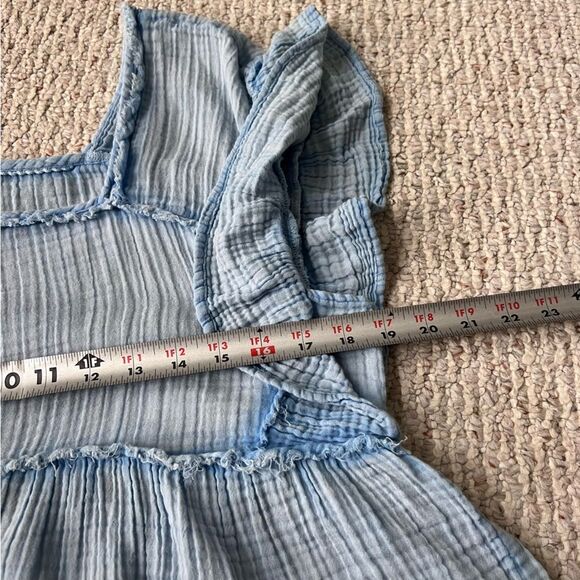 Anthropologie Daily Practice by Anthropologie Gauzy Ruffled Top - Picture 7 of 10